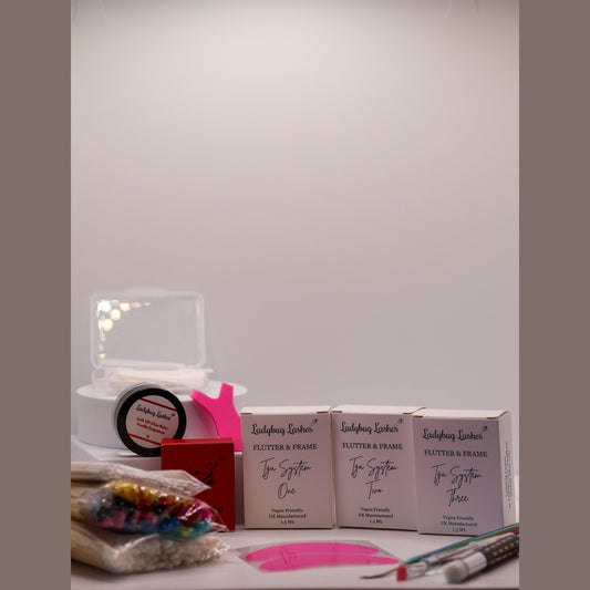 Flutter & Frame Professional Lash Lift Kit – Sachet System