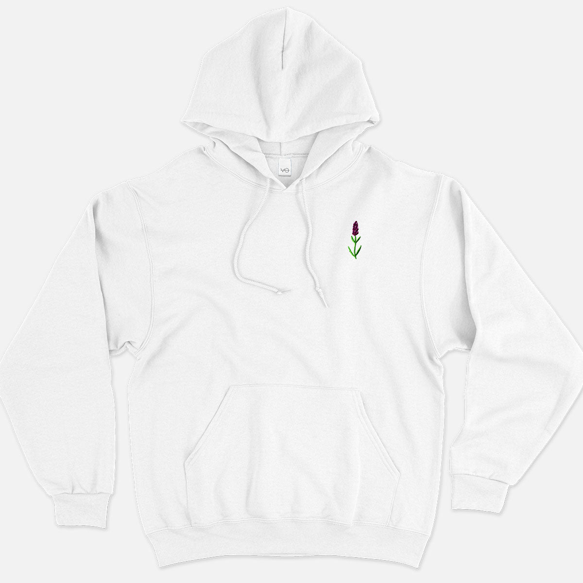Lavender Embroidered Hoodie (Unisex)