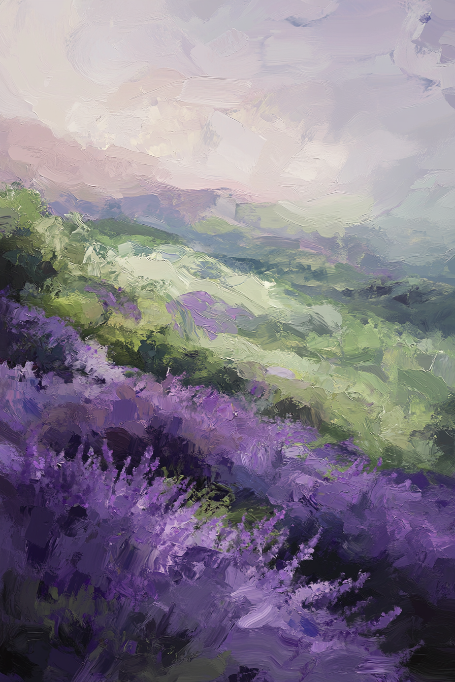 Lavender Fields Canvas