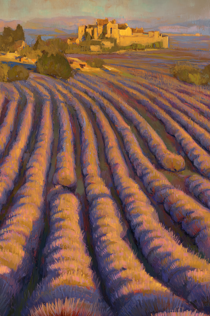 Lavender Monastery Canvas