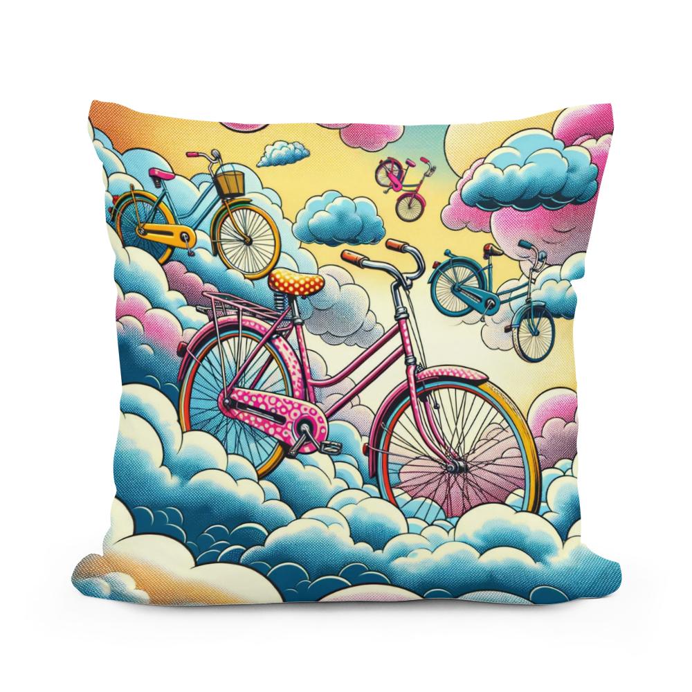 Skyward Cycles Cotton Cushion