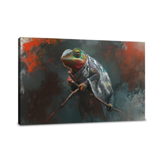 Chameleon's Elegance Canvas
