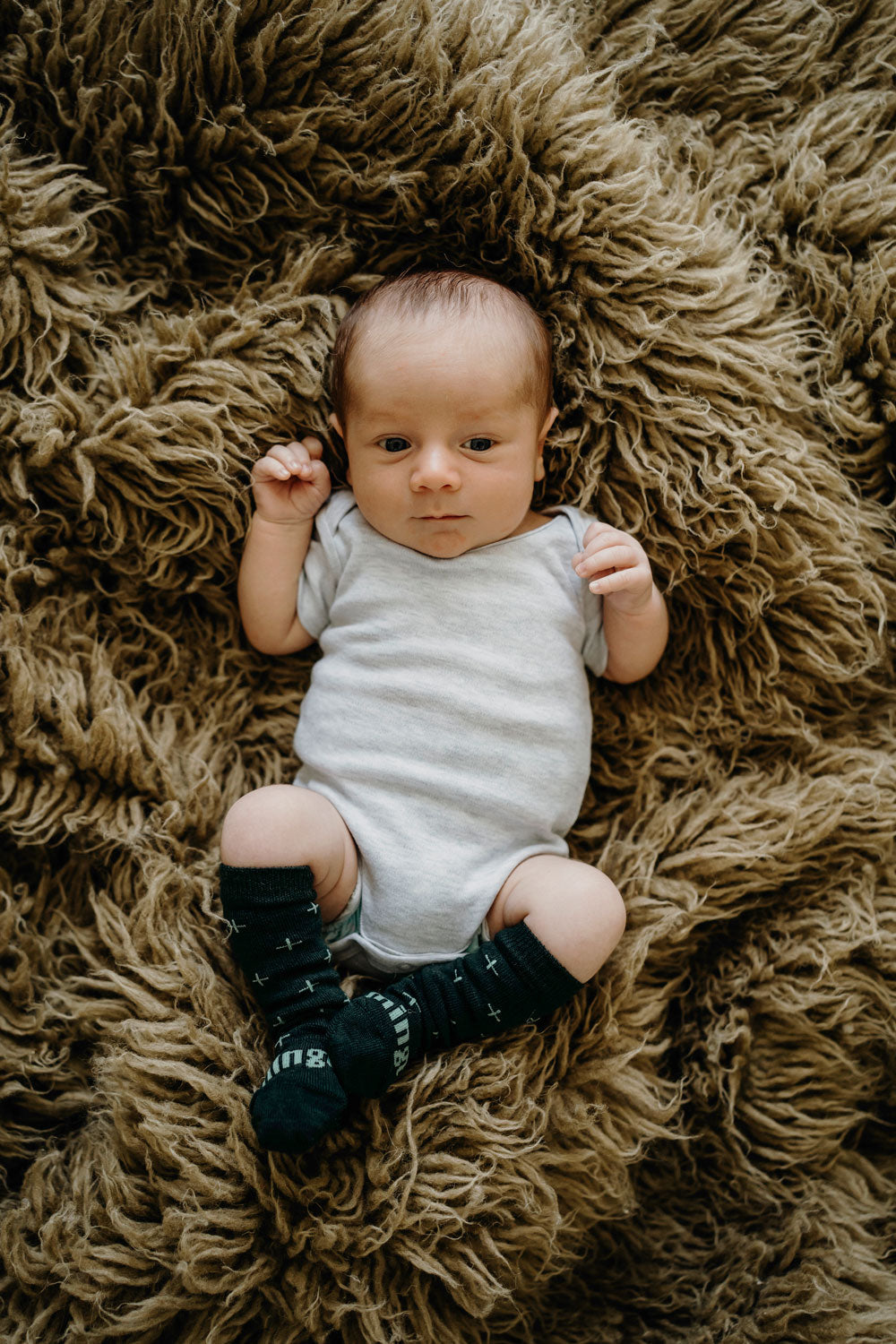 Lamington Knee High Socks - Leaf