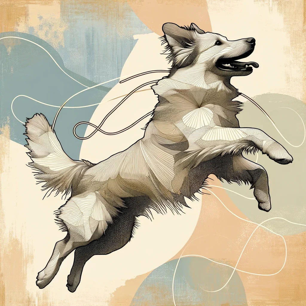 Leap of Joy Canine Cotton Cushion