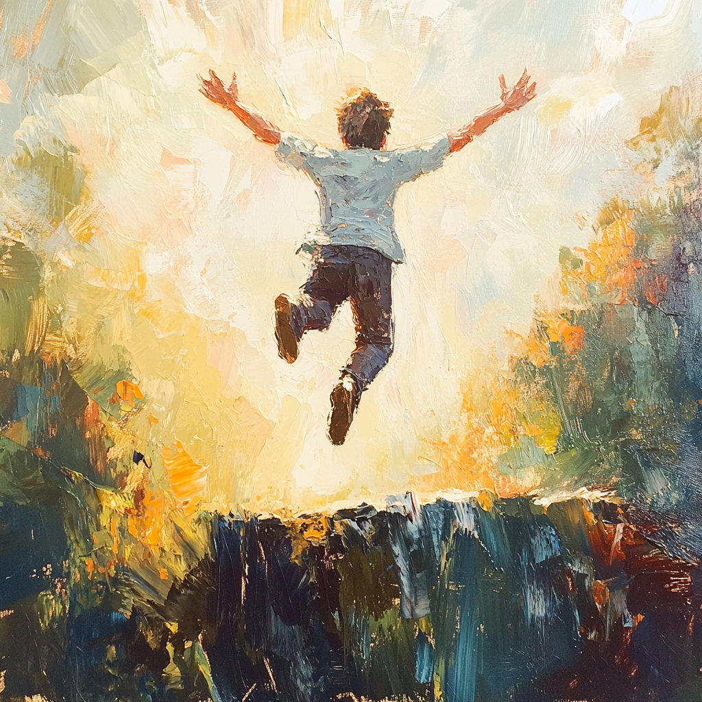 Leap of Triumph Canvas