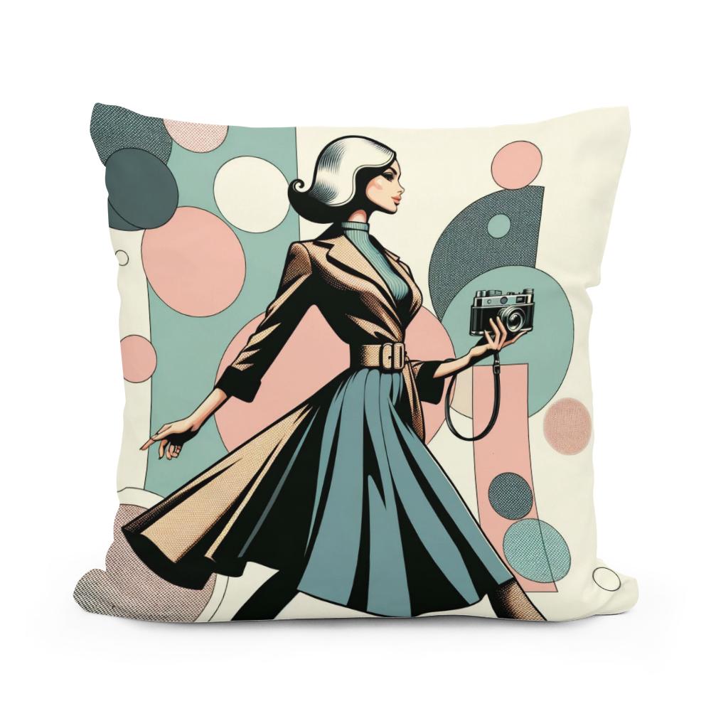 Vintage Chic Cotton Cushion