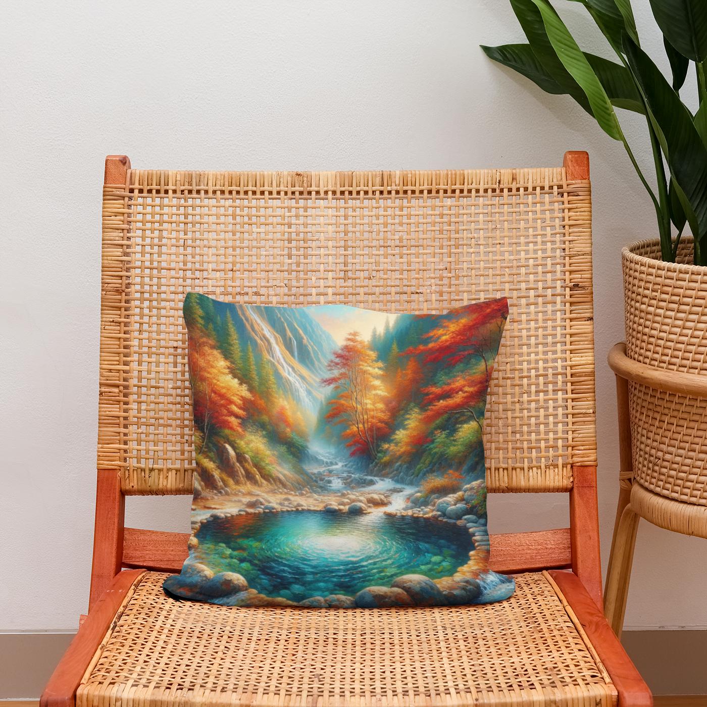 Mountain Retreat Cotton Cushion