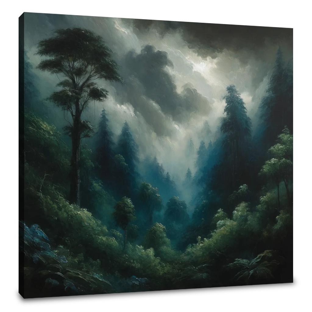 Mystical Cloud Forest Canvas