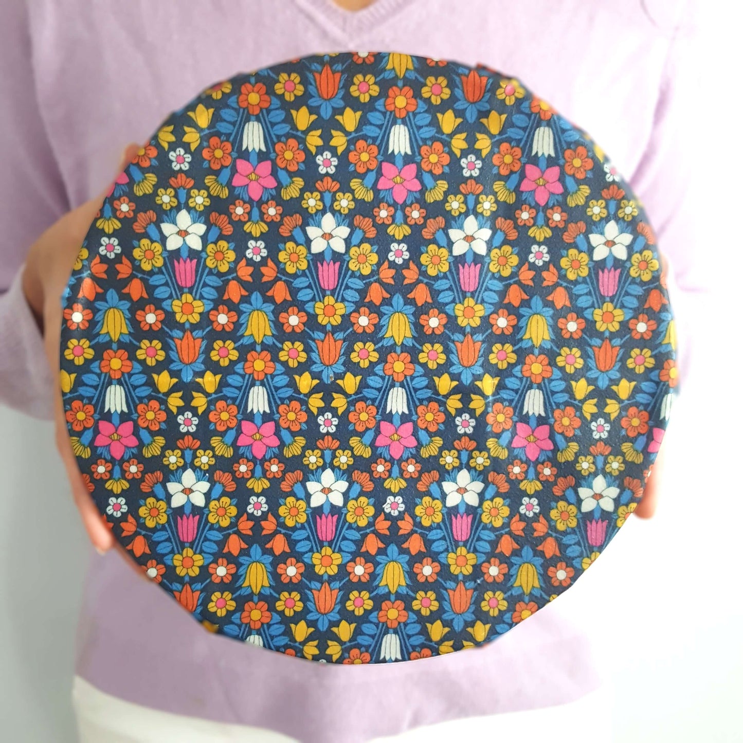 Honey Bee Good Made with Liberty Fabric Set of 3 Handmade Beeswax Wraps