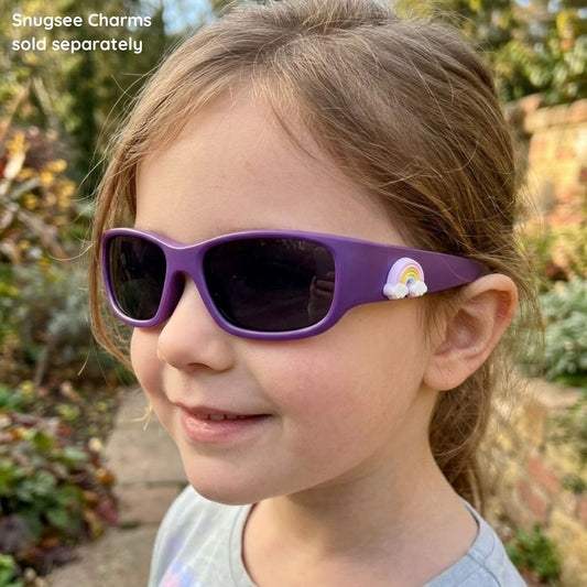 Plum Purple Kids Sunglasses | Polarised Lens | Classic Fit | 6-12 Years
