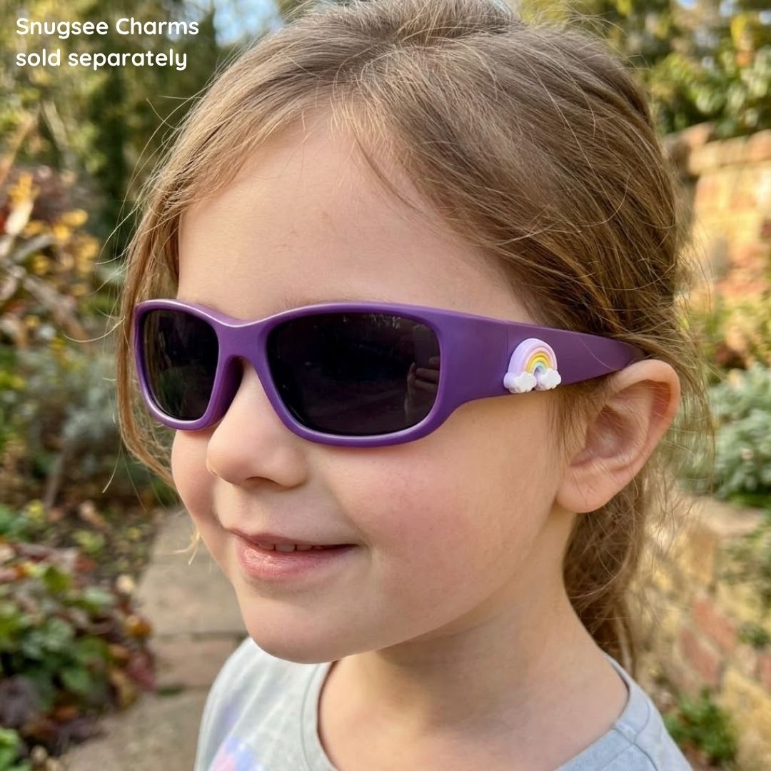 Plum Purple Kids Sunglasses | Polarised Lens | Classic Fit | 3-5 Years