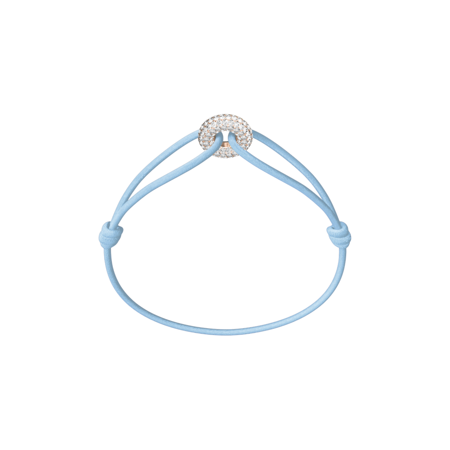Mini Rose Soho Pavé Cord Bracelet