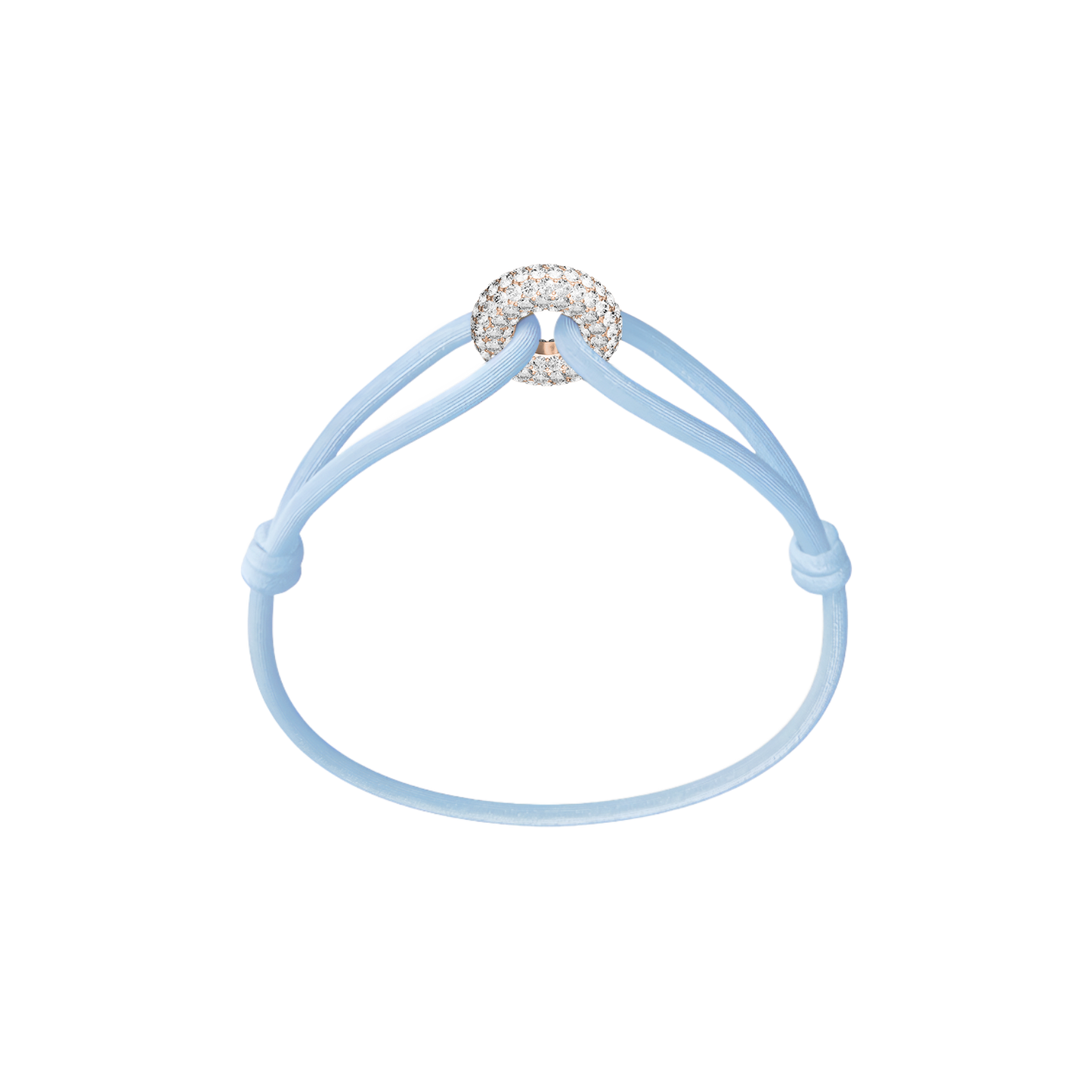 Rose Soho Pavé Cord Bracelet