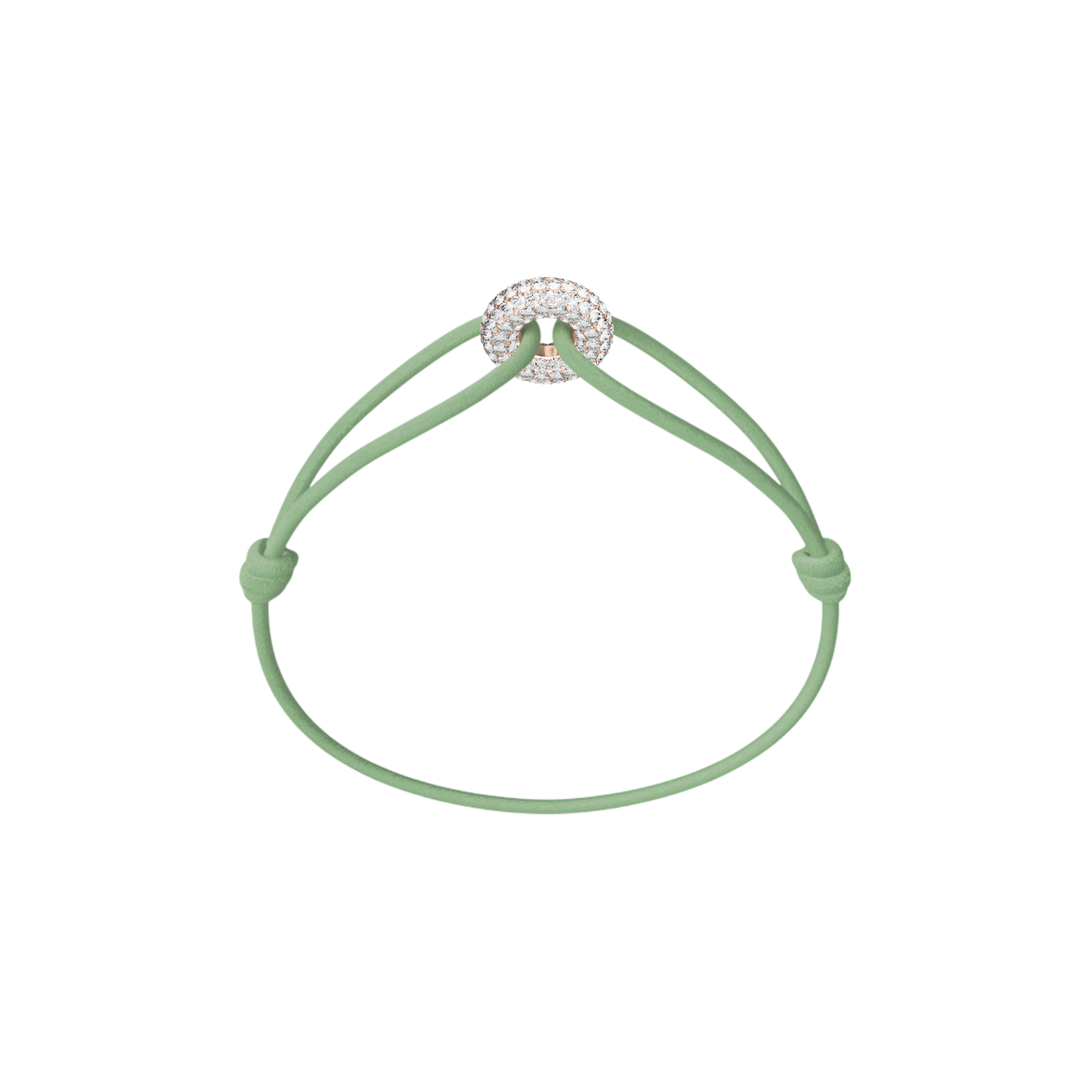 Mini Rose Soho Pavé Cord Bracelet