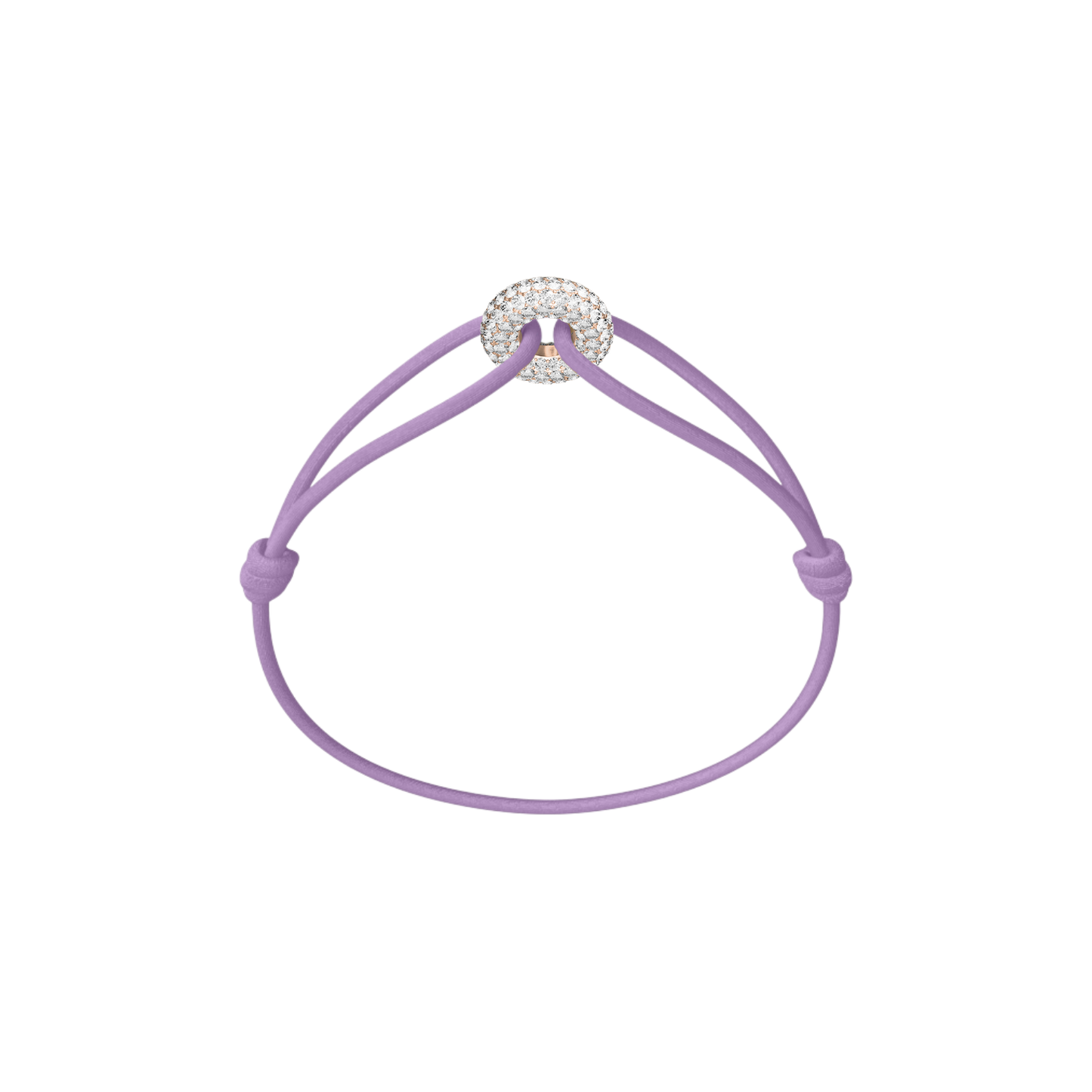 Mini Rose Soho Pavé Cord Bracelet