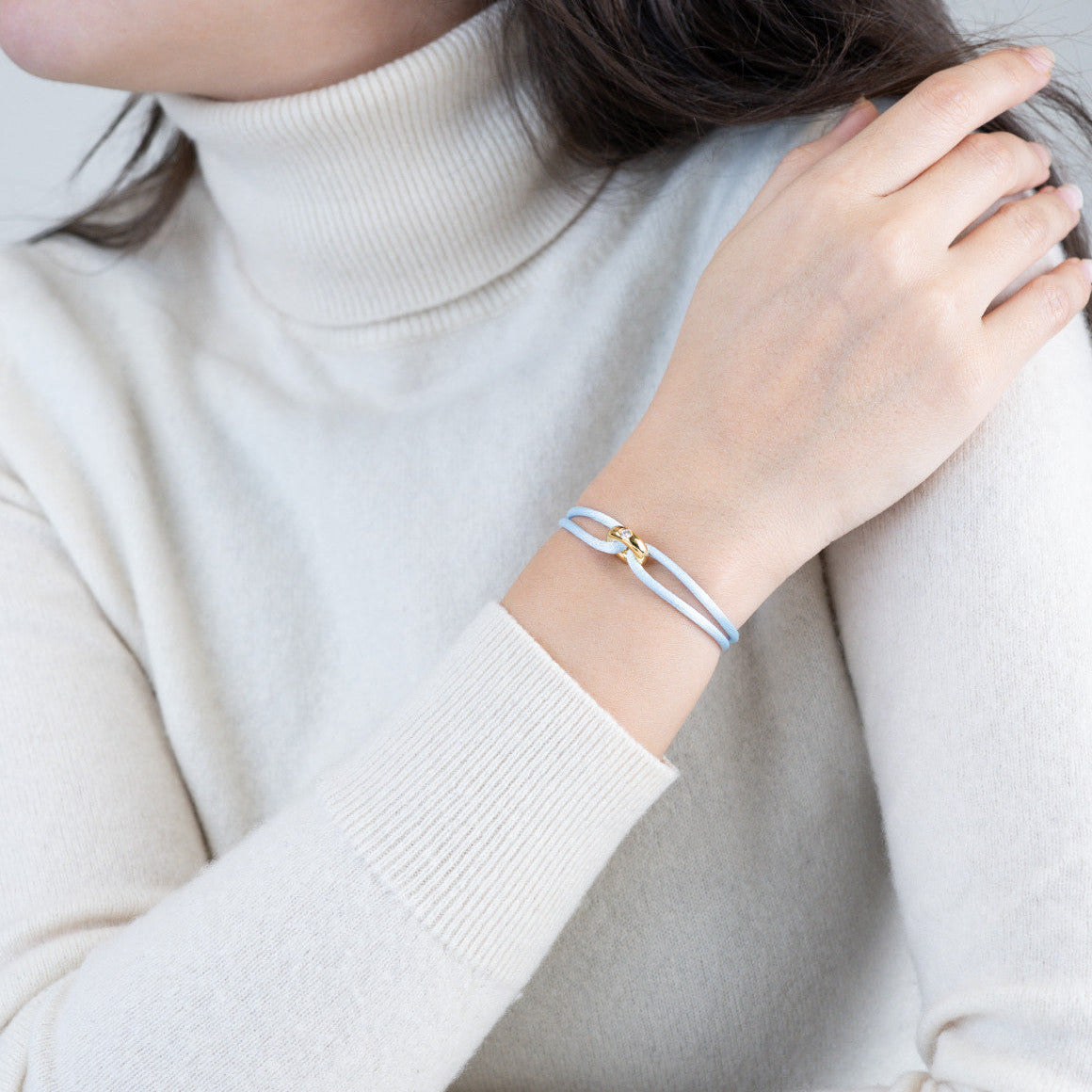 Golden Soho Diamond Cord Bracelet