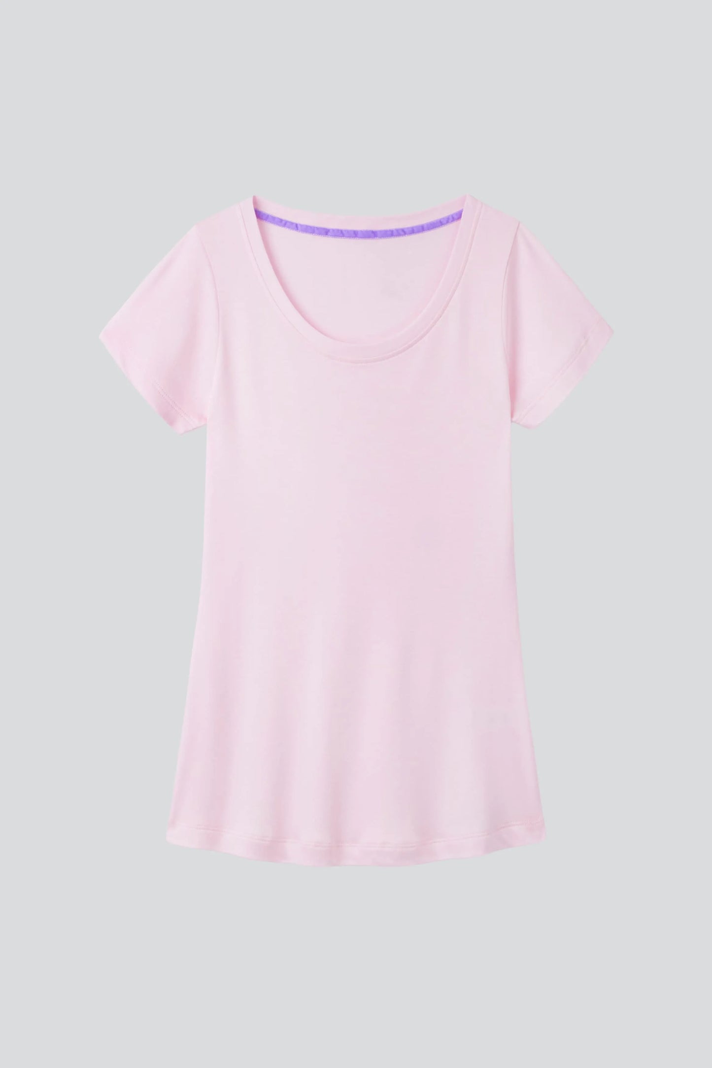 Scoop Neck Cotton Modal T-Shirt