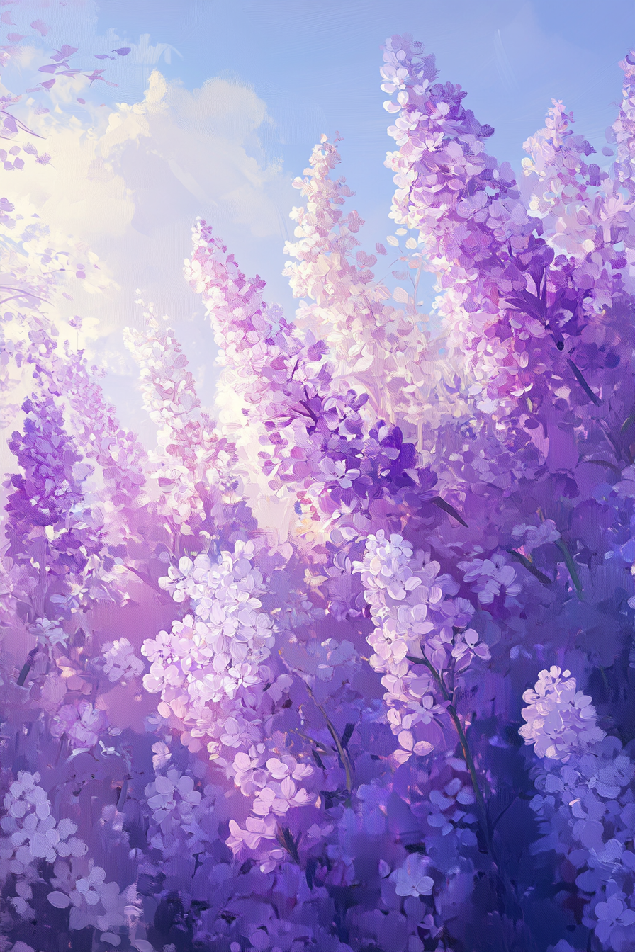 Lilac Harmony Canvas