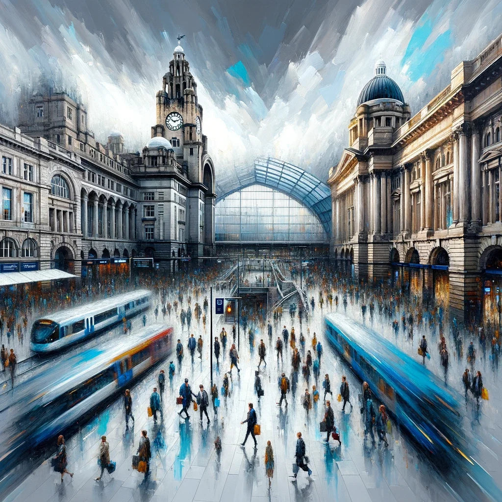 Liverpool Lime Street Passage Canvas
