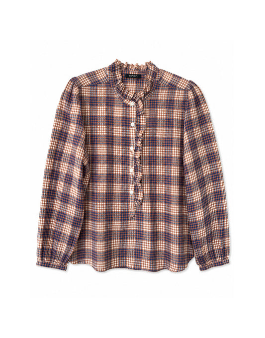 lina blouse | indigo spice