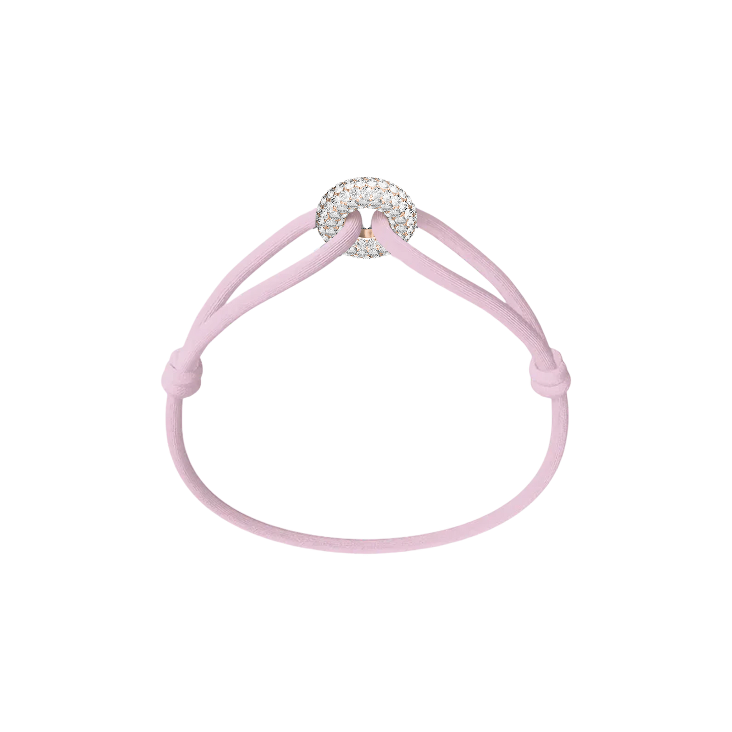 Rose Soho Pavé Cord Bracelet
