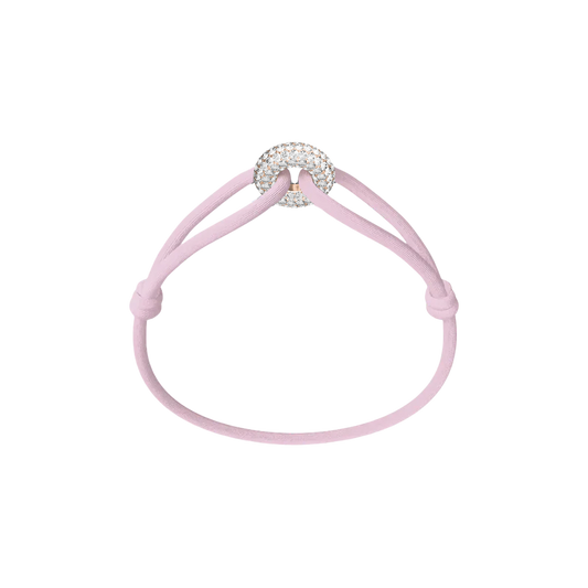 Rose Soho Pavé Cord Bracelet