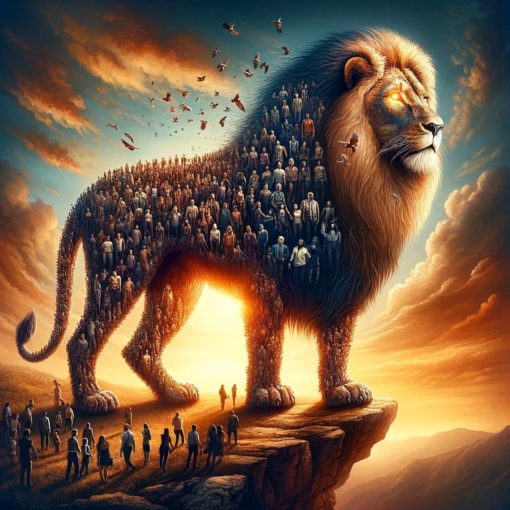 Lion's United Loyalty Cotton Cushion