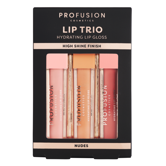 LIP TRIO HIGH SHINE LIP GLOSS - NUDES