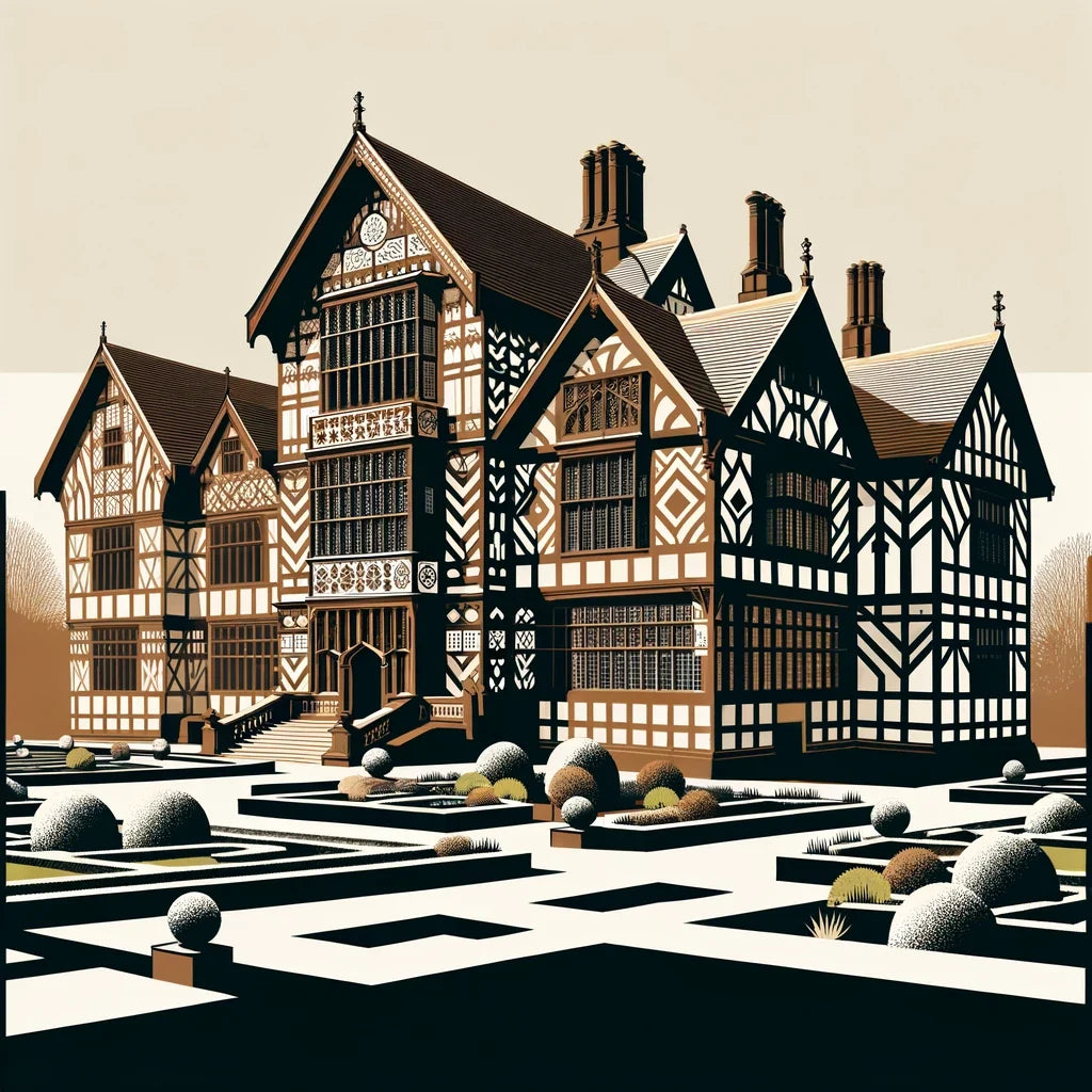 Liverpool Speke Hall Minimalist Harmony Cotton Cushion