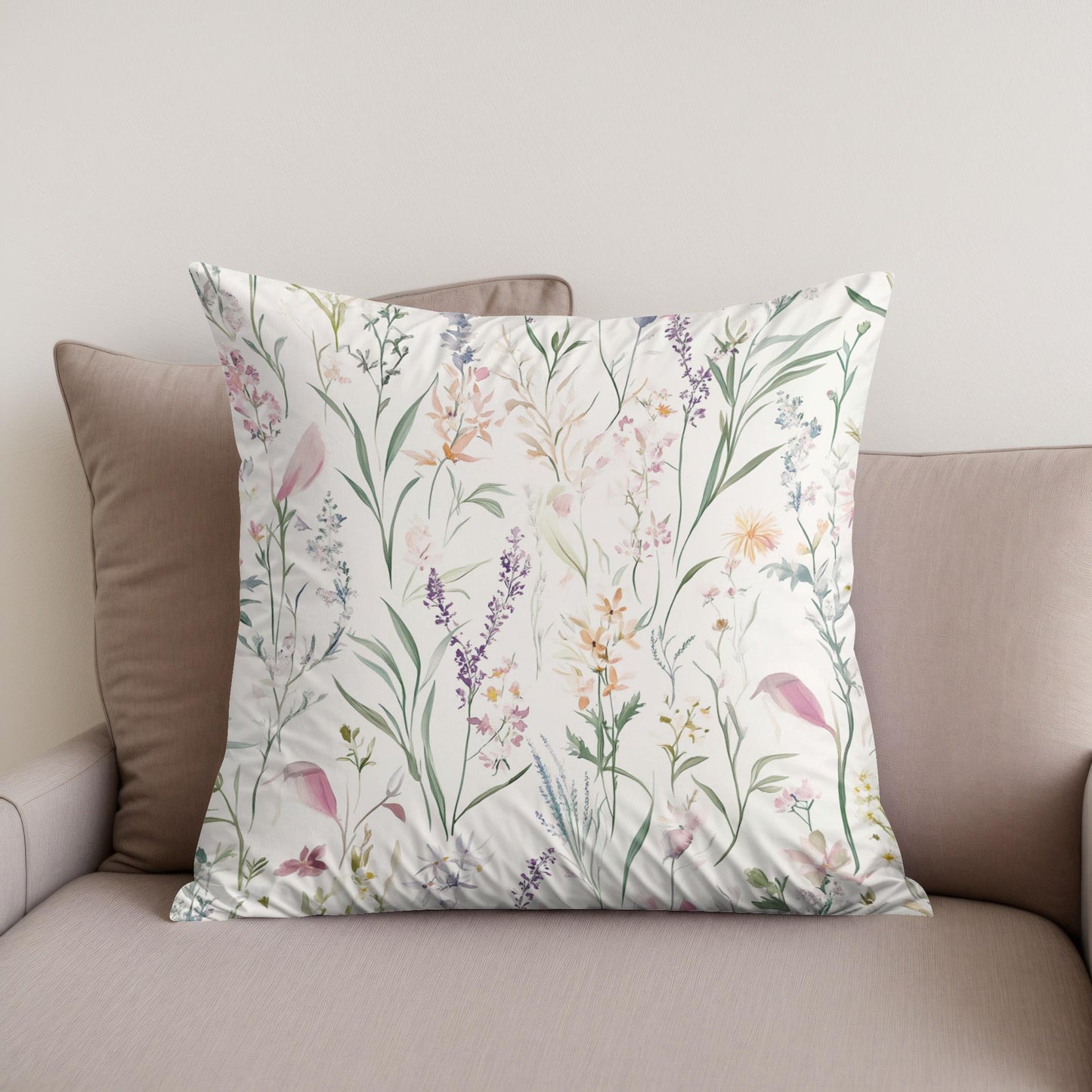 Meadow Whispers Cotton Cushion