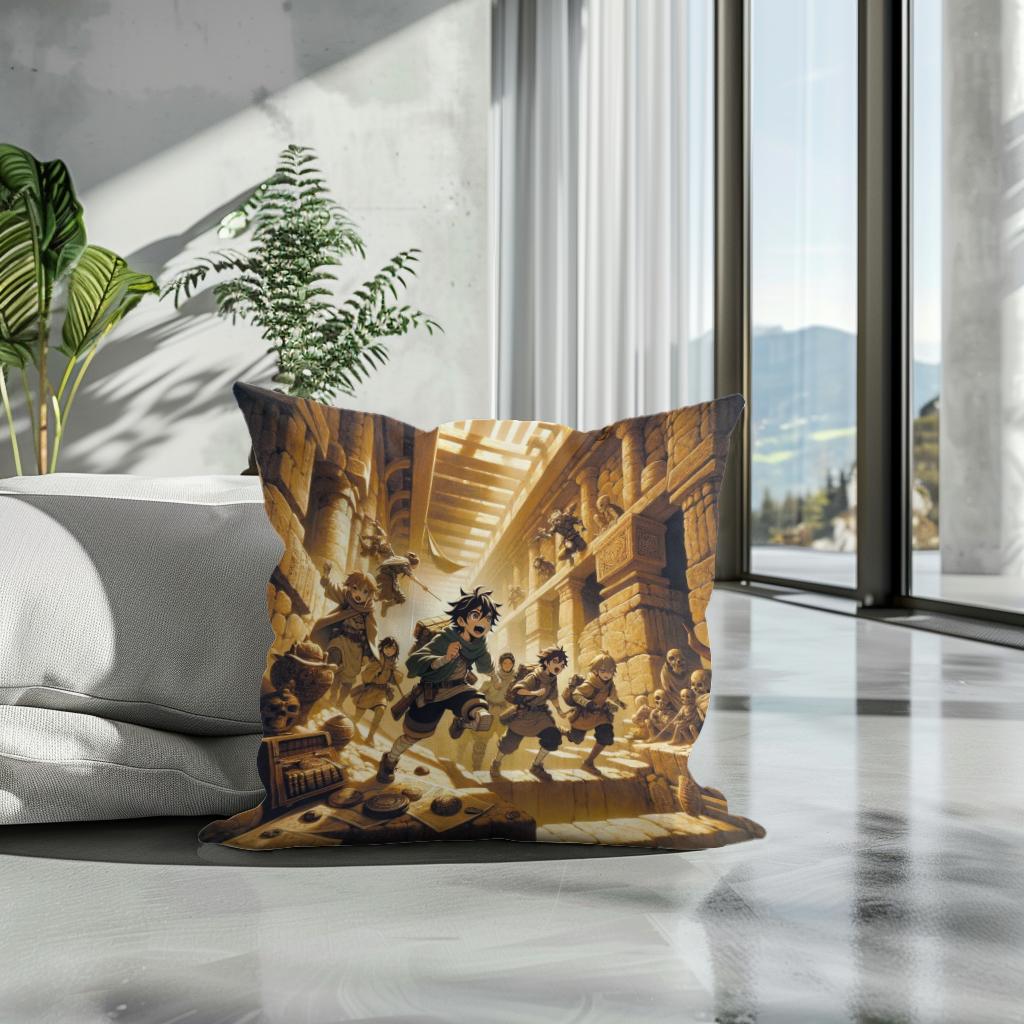Ruins Quest Chronicles Cotton Cushion