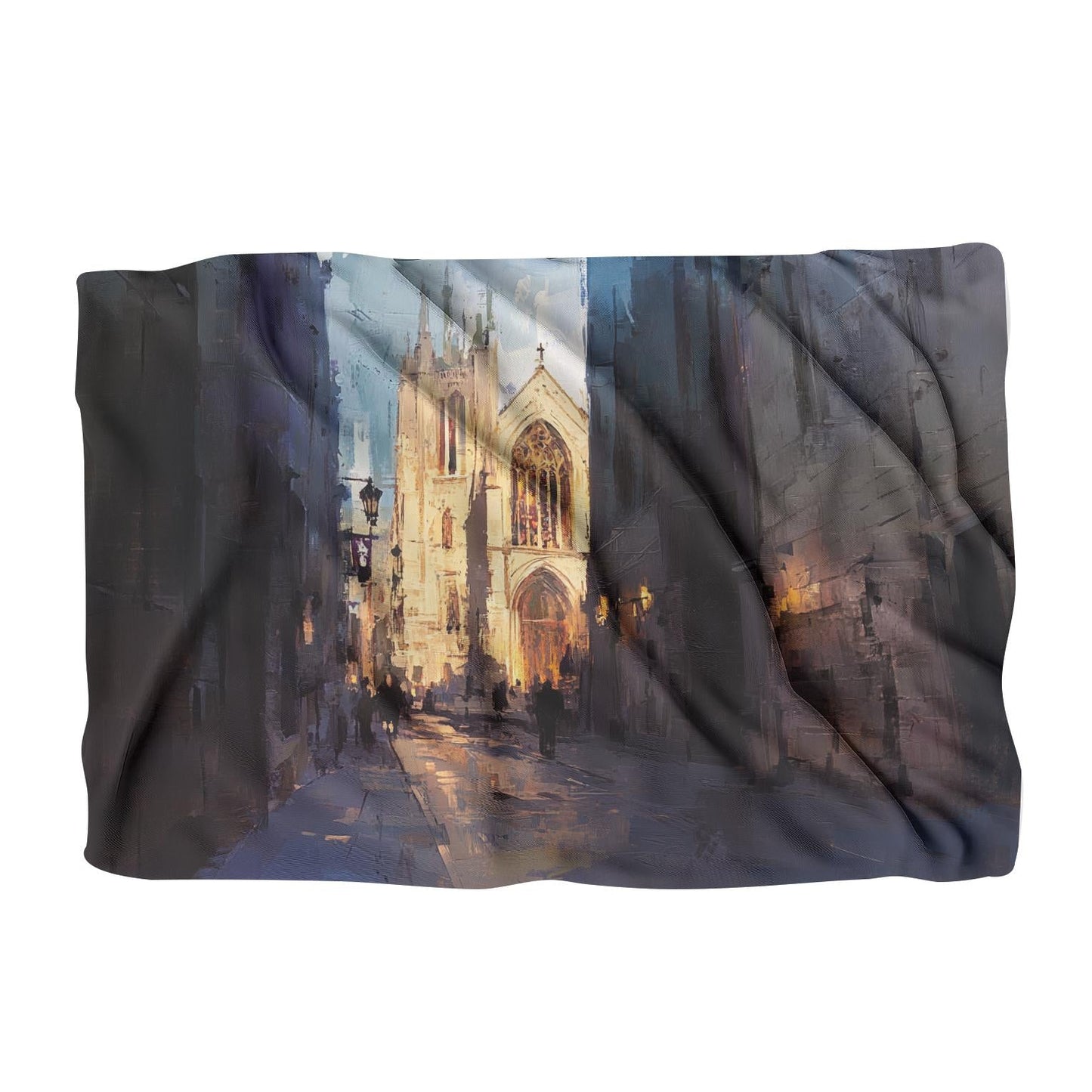 Canterbury Cathedral Twilight Blanket