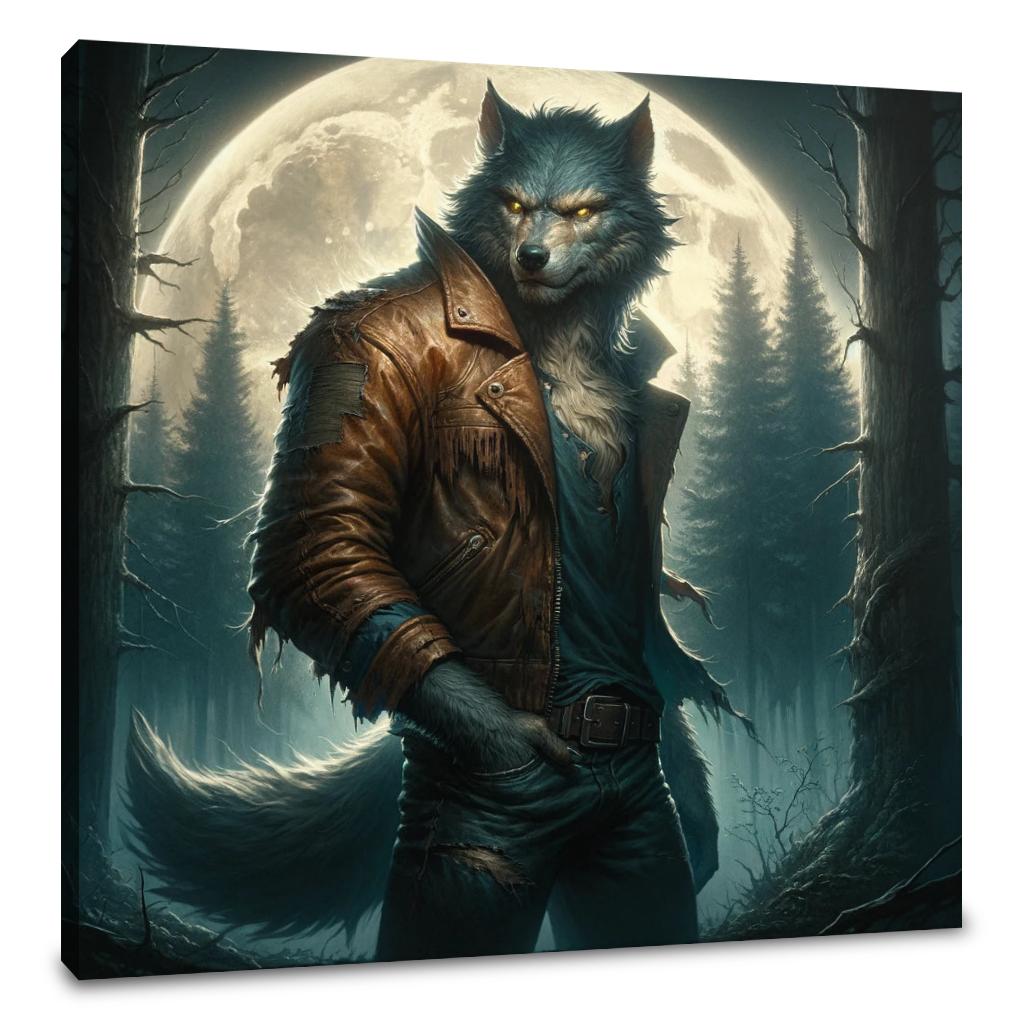 Lunar Guardian Canvas