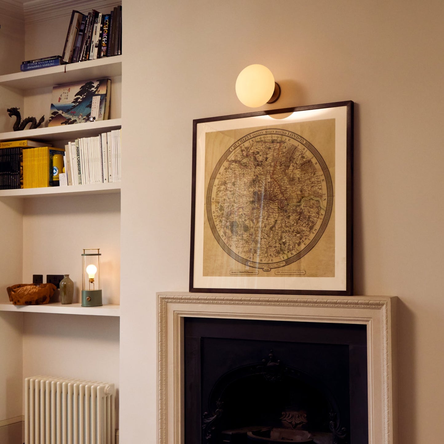 Lochan Wall Light in Graphite + Oval