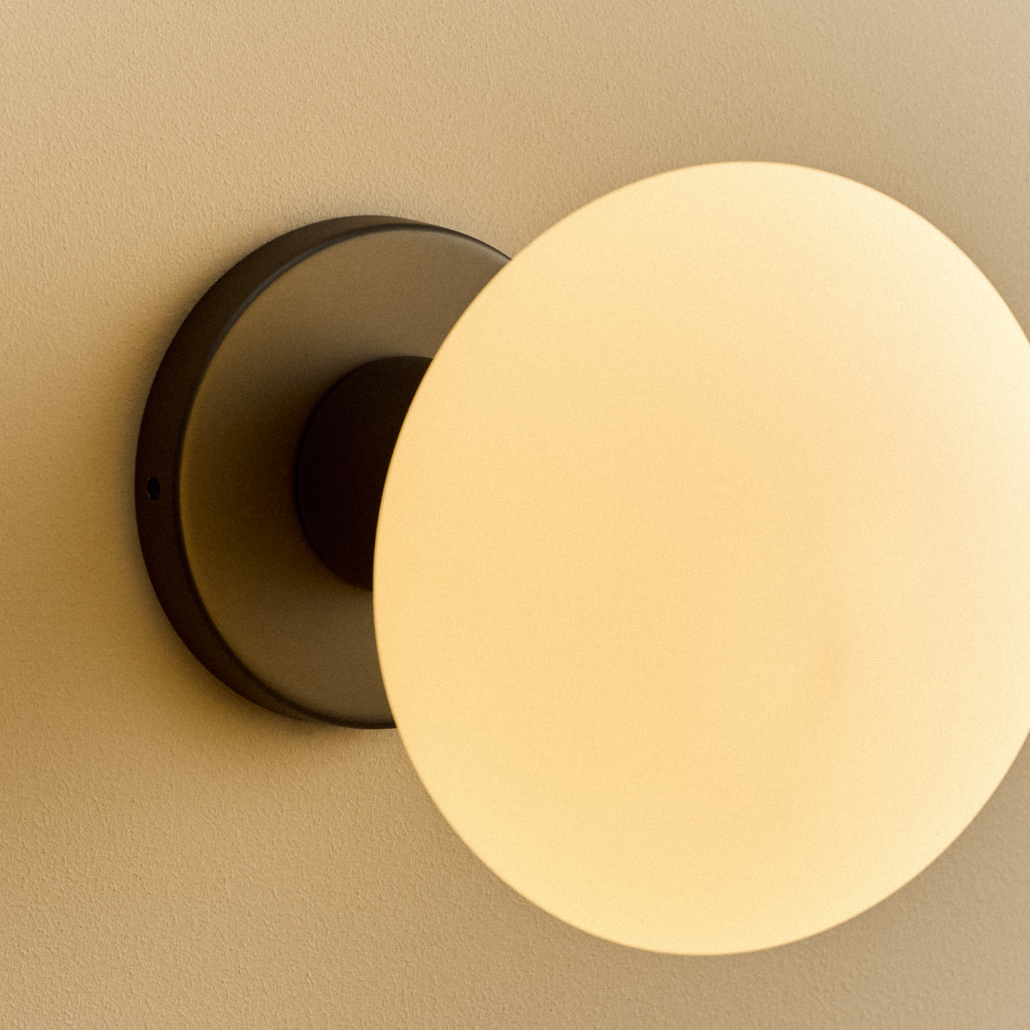Lochan Wall Light in Graphite + Oval