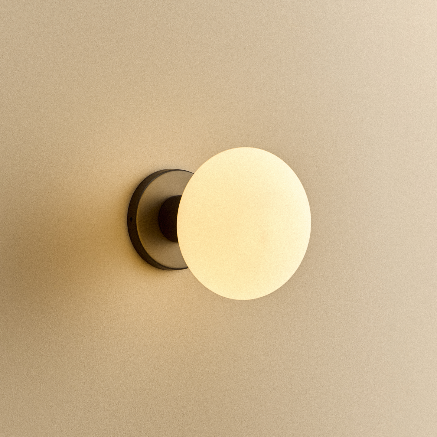 Lochan Wall Light in Graphite + Oval