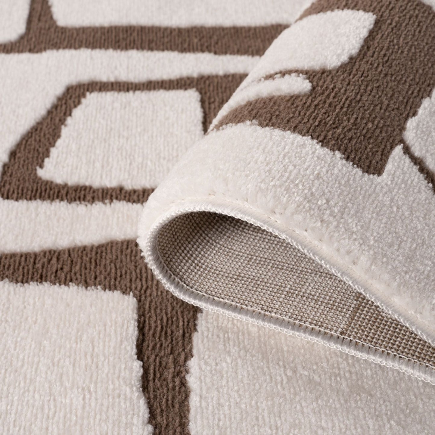 Loft Abstract Brown Rug