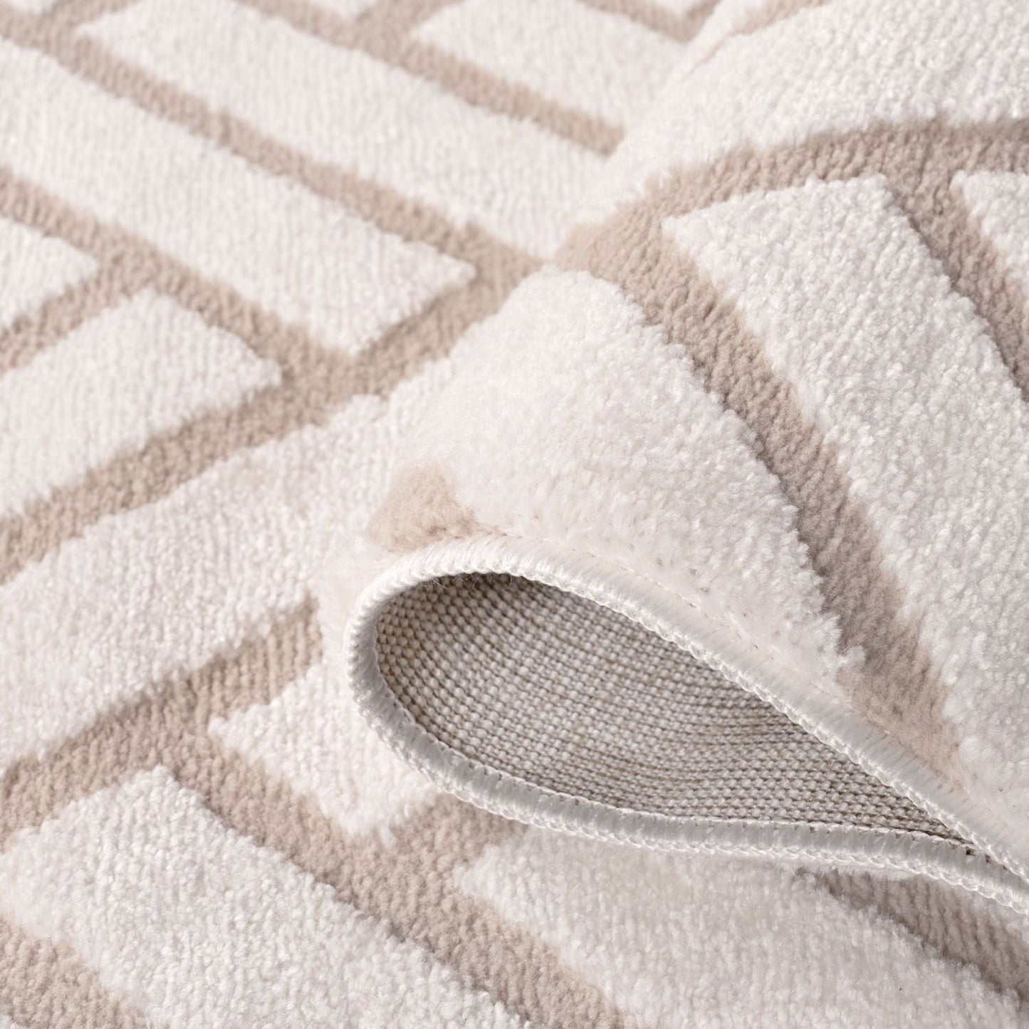 Loft Chevron Beige Rug