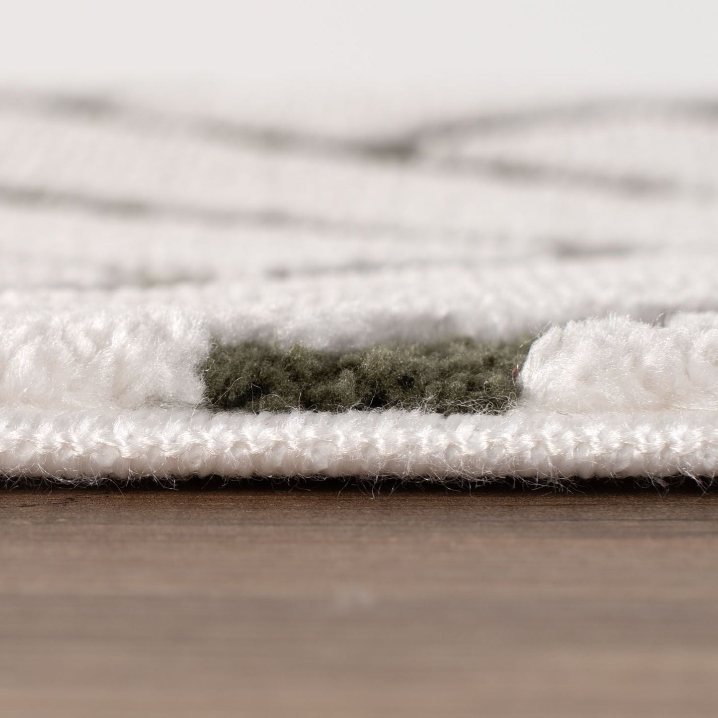 Loft Chevron Green Rug