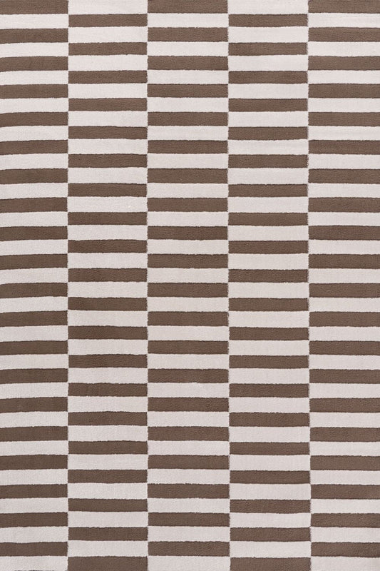 Loft Striped Brown Rug
