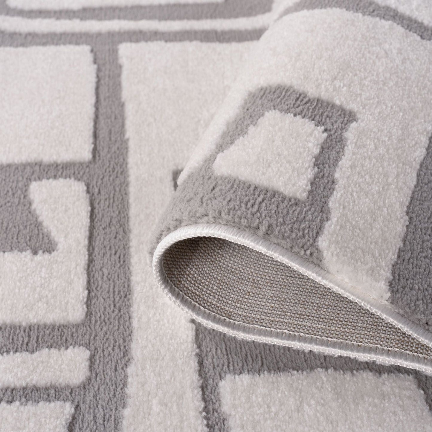 Loft Abstract Grey Rug