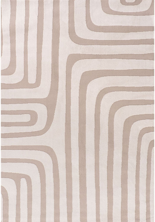 Loft Geometric Beige Rug