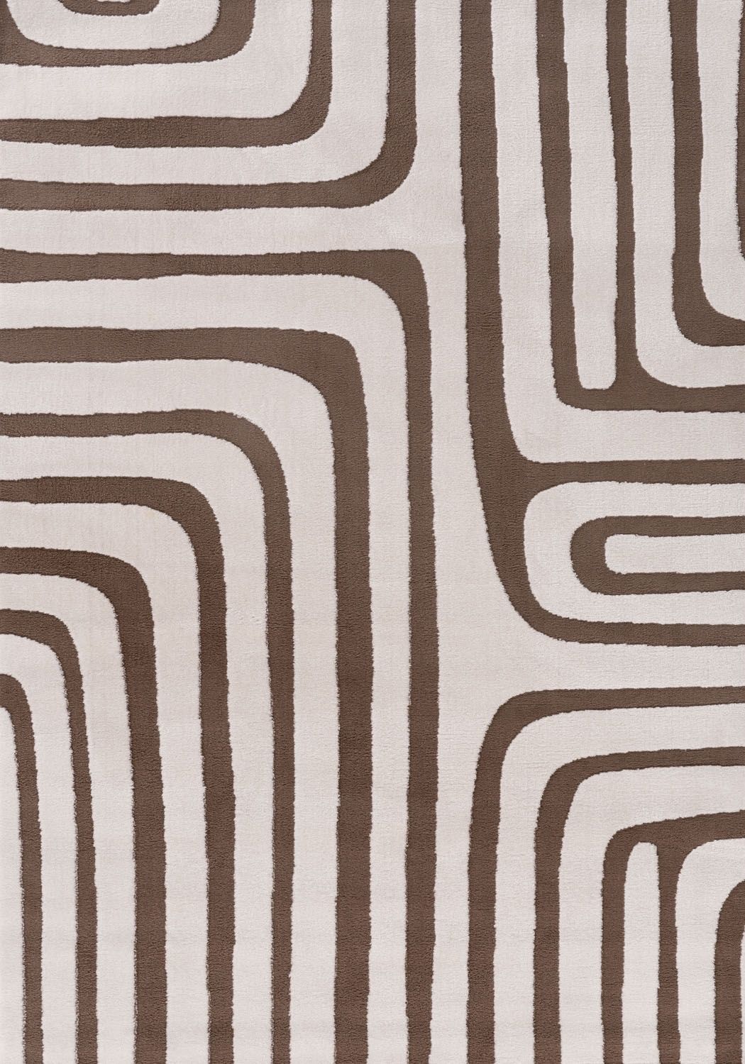 Loft Geometric Brown Rug