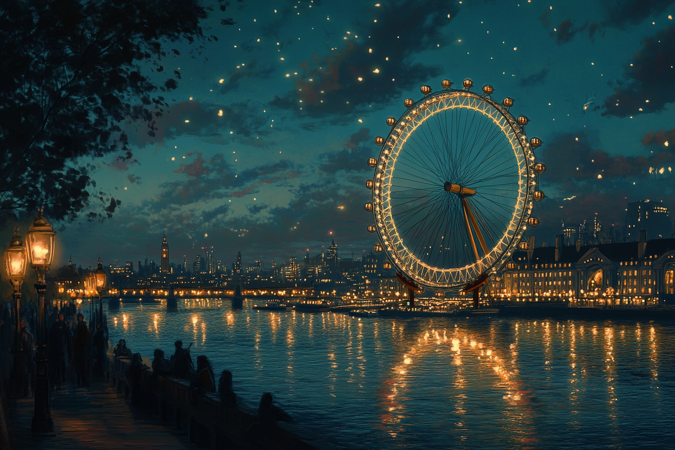 London Nightlight Blanket
