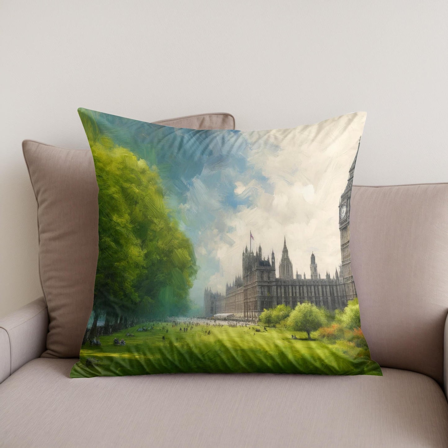 London Serene Transition Cotton Cushion
