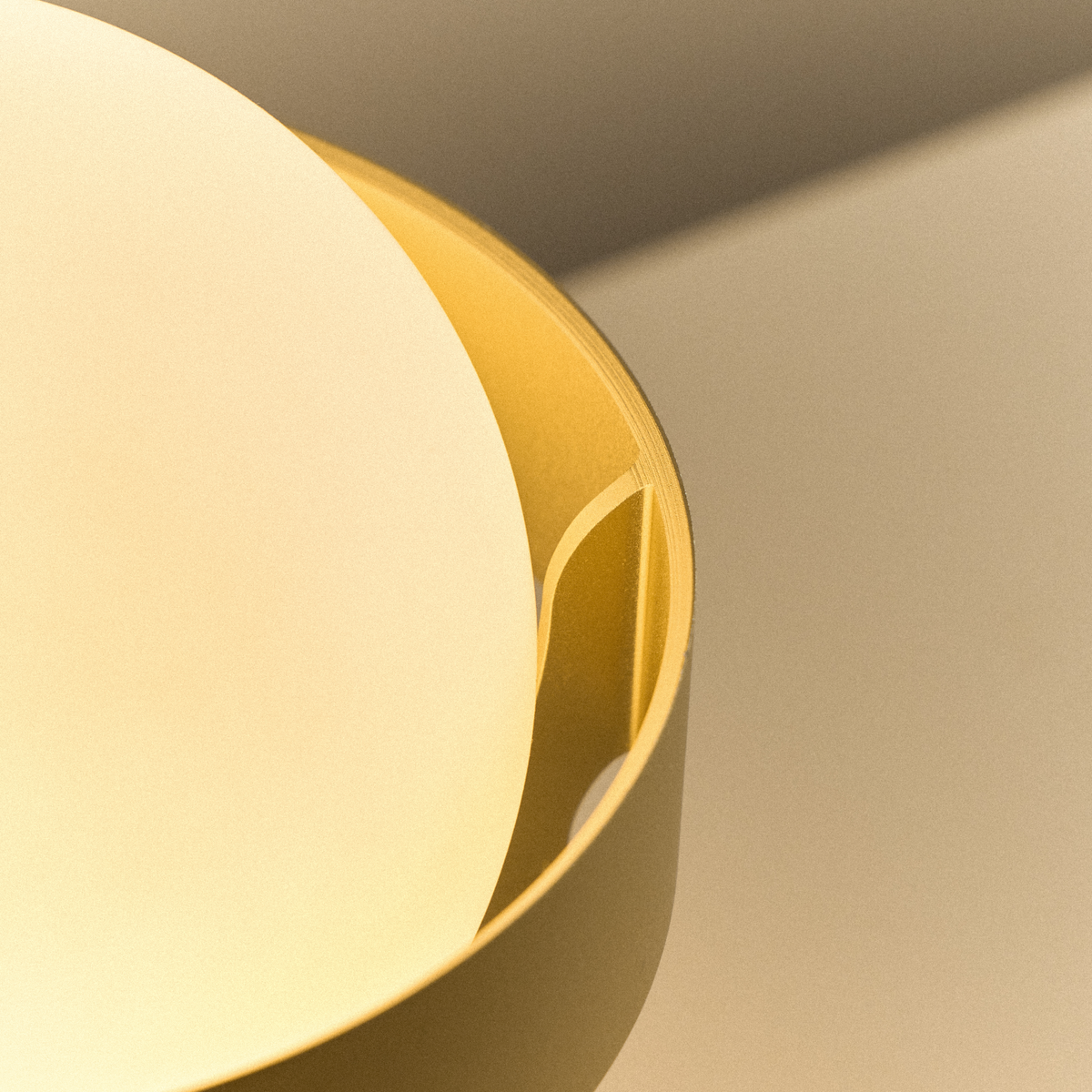 Loop Table Lamp in Gold + Sphere IV