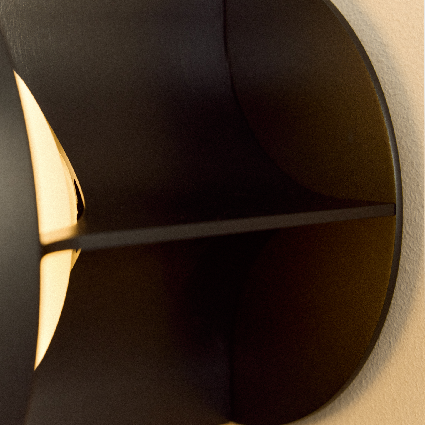 Loop Wall Light in Dark Grey + Sphere IV