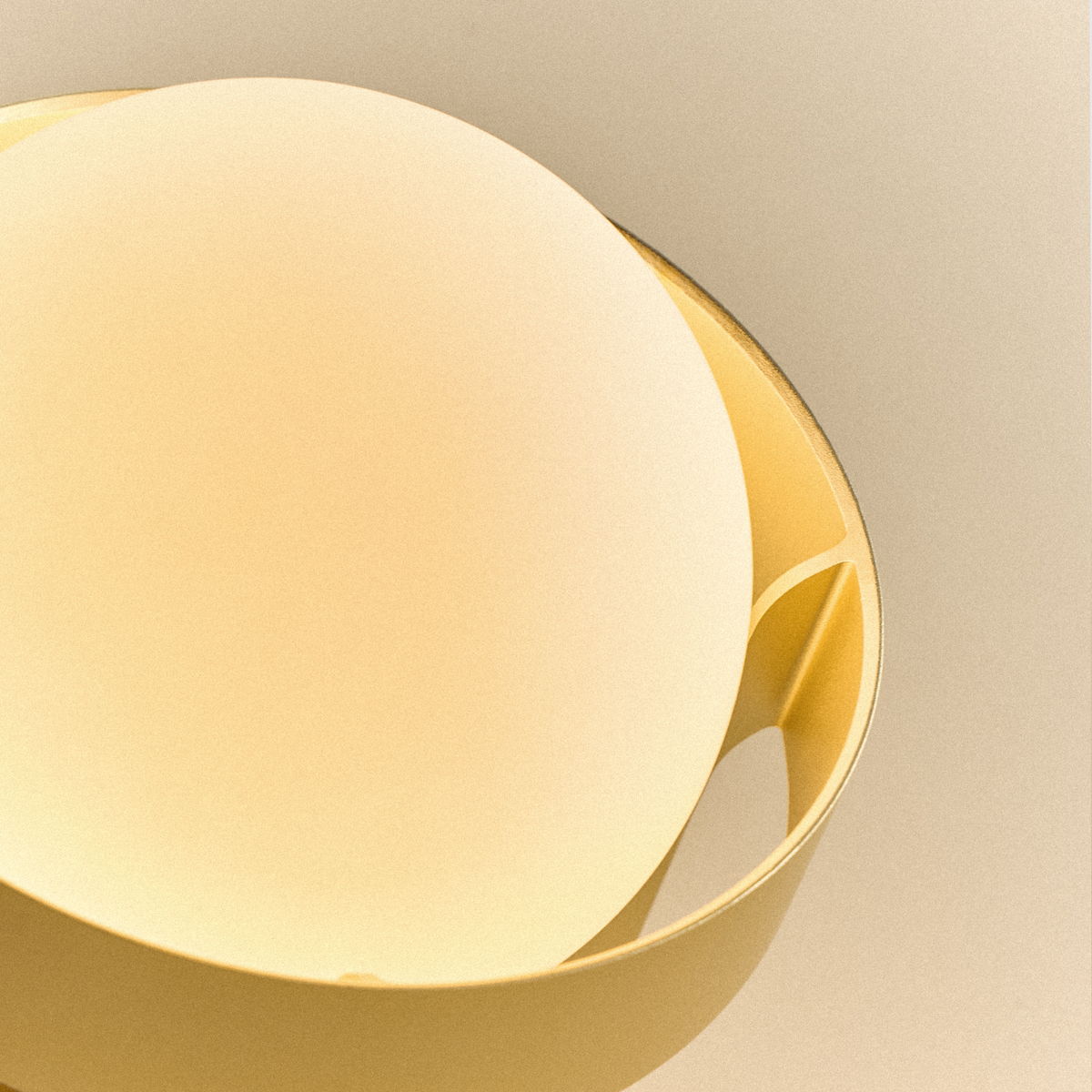 Loop Wall Light in Gold + Sphere IV