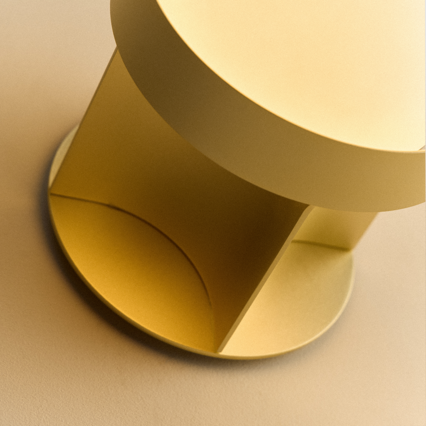Loop Wall Light in Gold + Sphere IV