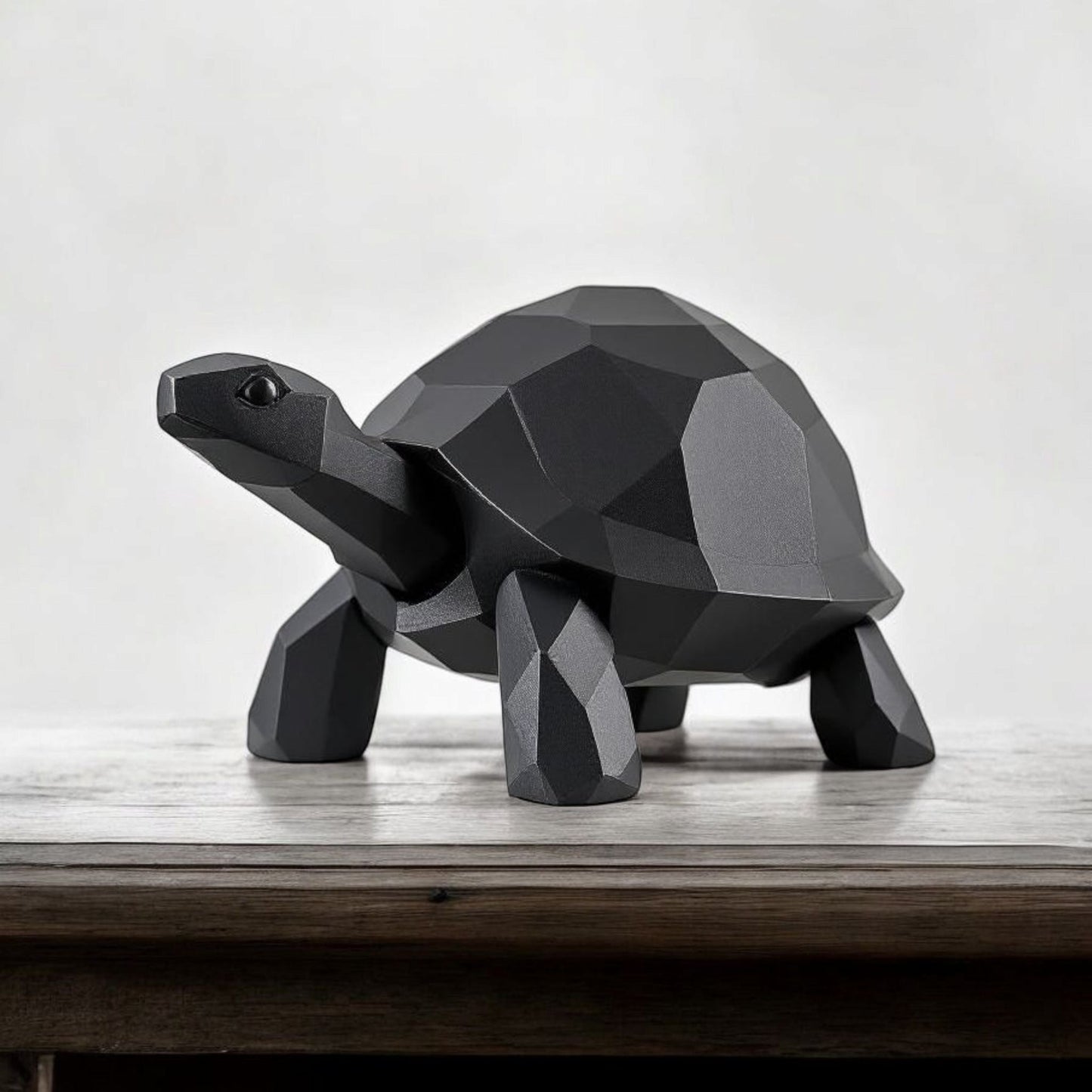 Sculpture #28 | Low Poly Turtle Sculpture | Modern 3D Printed Decor